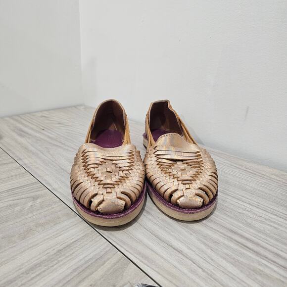 Espiritu Classics With Heelcap Huarache Sandals Rose Quartz Women 10 - Picture 1 of 8